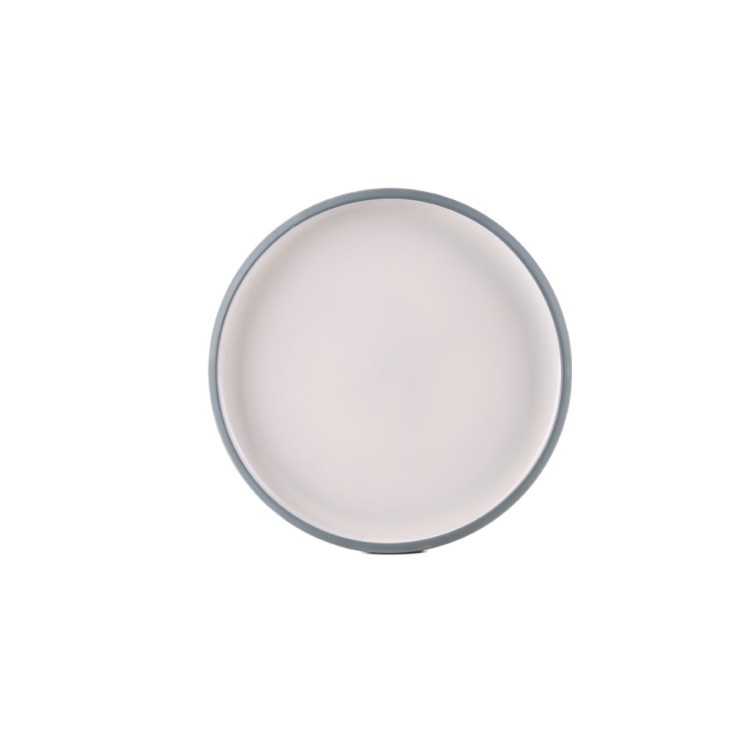 Тарелка E733-P-10187/8.5, 21, керамика, Grey/white, ROOMERS TABLEWARE Тарелка E733-P-10187/8.5, 21, керамика, Grey/white, ROOMERS TABLEWARE