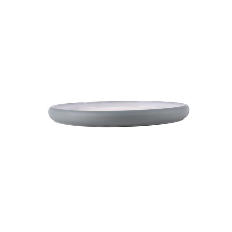 Тарелка E733-P-10187/8.5, 21, керамика, Grey/white, ROOMERS TABLEWARE Тарелка E733-P-10187/8.5, 21, керамика, Grey/white, ROOMERS TABLEWARE