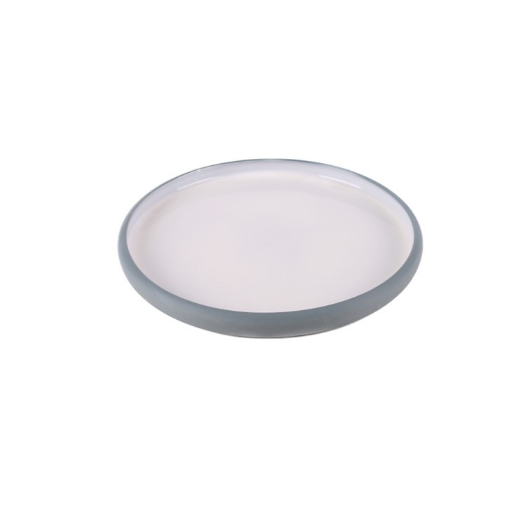 Тарелка E733-P-10187/8.5, 21, керамика, Grey/white, ROOMERS TABLEWARE Тарелка E733-P-10187/8.5, 21, керамика, Grey/white, ROOMERS TABLEWARE