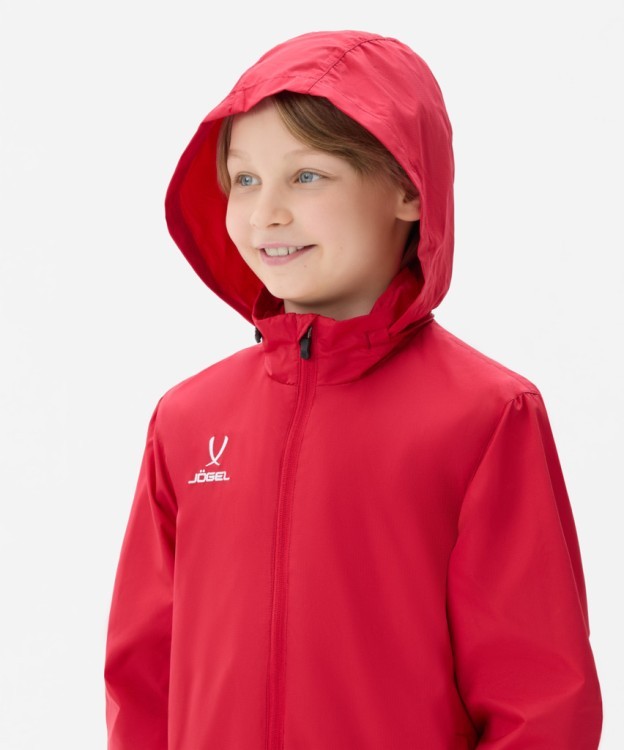 Куртка ветрозащитная JOGEL DIVISION PerFormPROOF Shower Jacket, красный, детский (2120944)