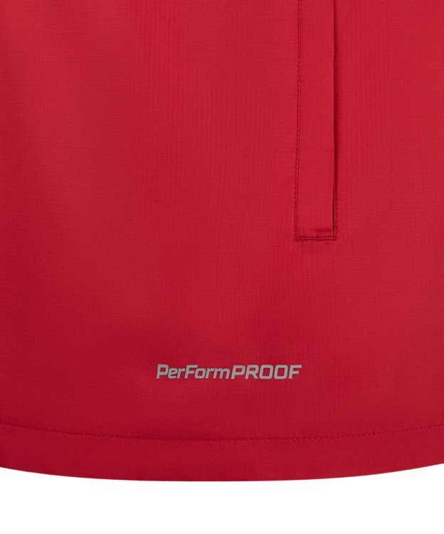 Куртка ветрозащитная JOGEL DIVISION PerFormPROOF Shower Jacket, красный, детский (2120944)