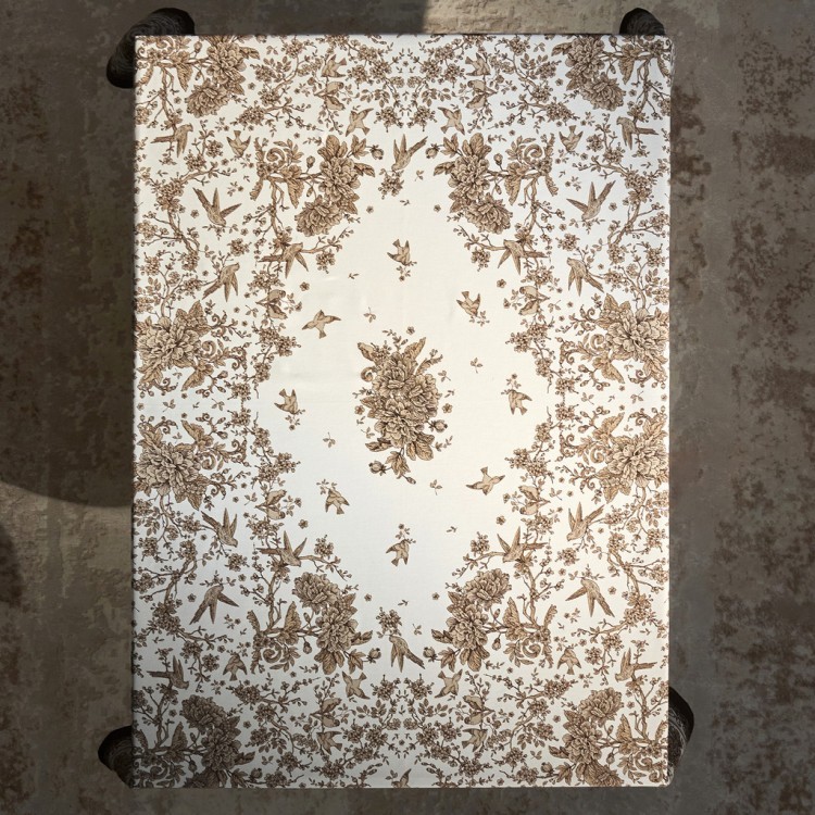 Скатерть " royal garden" 140х180см ,белый ,100% хлопок ,твил с пропиткой Lefard (850-754-2)