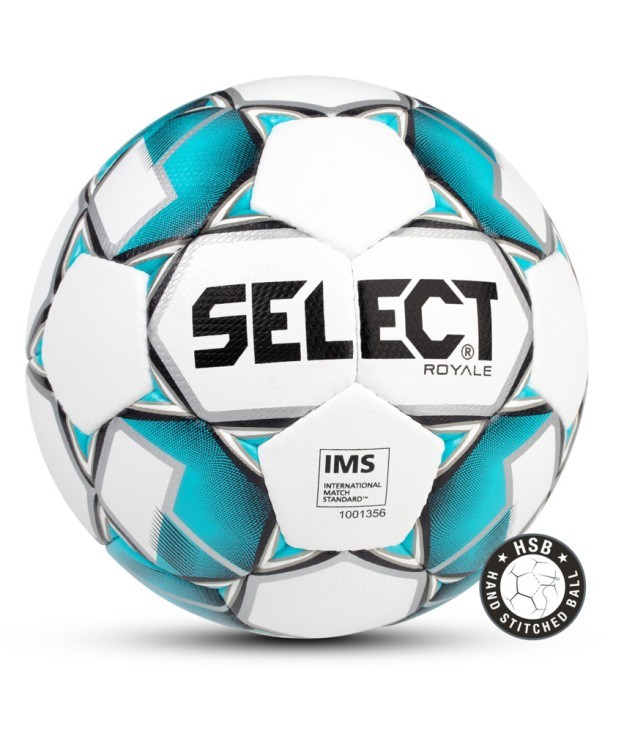 Мяч футбольный Royale, №4, белый/синий (2094960)