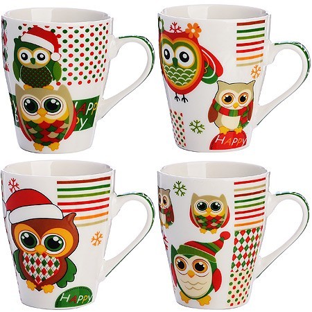 Кружка 340мл Совушки (мин. 4шт)LR (24447)
