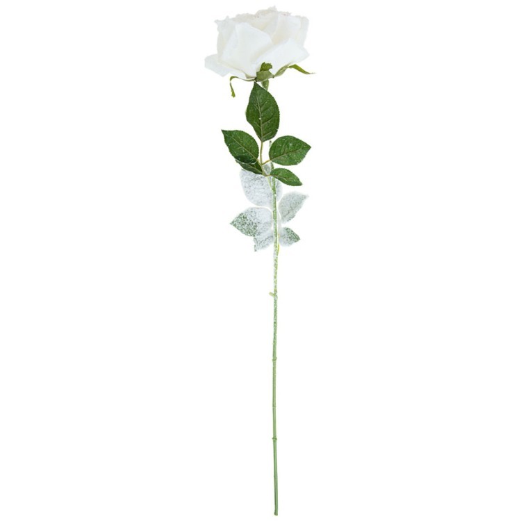 Цветок искусственный "роза" длина=62 см. Lefard (210-200)