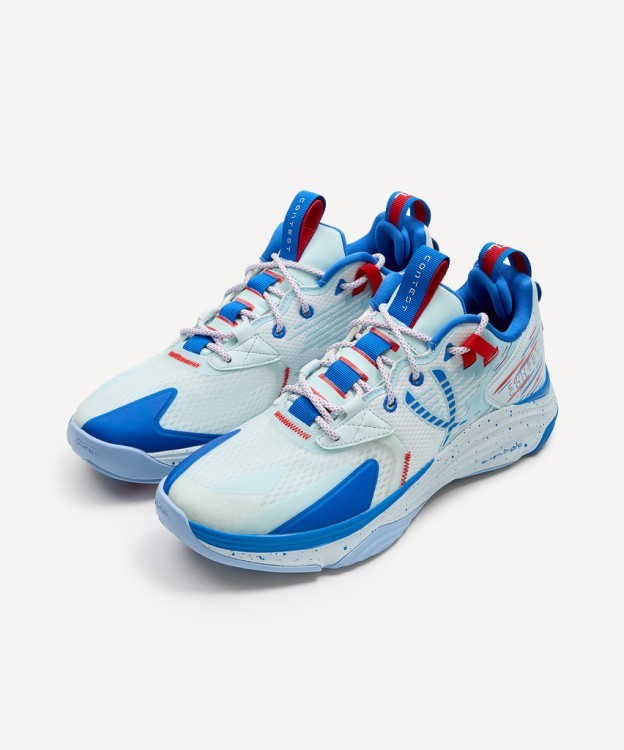 Кроссовки баскетбольные JOGEL Contest, голубой/красный (2131666)