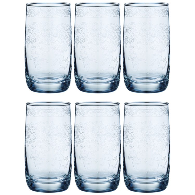 Набор стаканов из 6 шт "light blue ренесанс" 330 мл Акционерное Общество (194-610)
