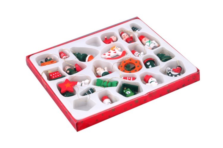 Набор елочных игрушек из 26 шт. 21,5*2*18 см Ningbo Jiangdong (102-116) 