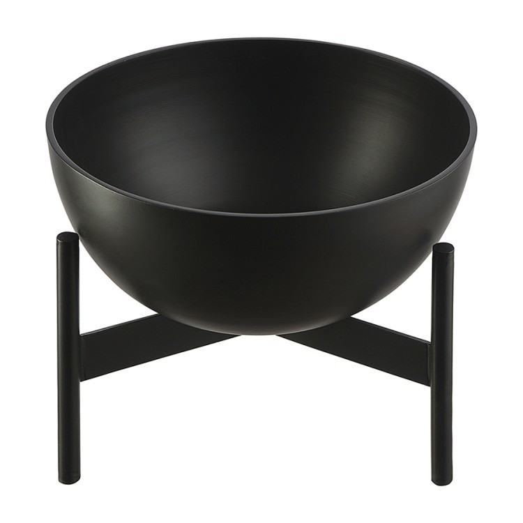 Кашпо для цветов laly, 20 см, черное (78201)