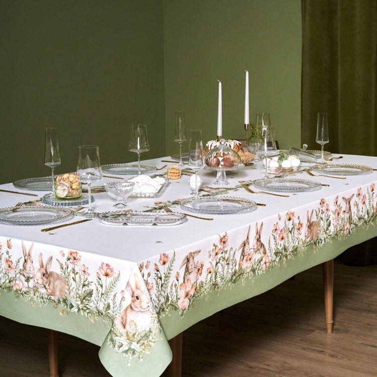 Скатерть "sense" 175х300см ,зеленый, 100% хлопок,твил Lefard (850-753-25)