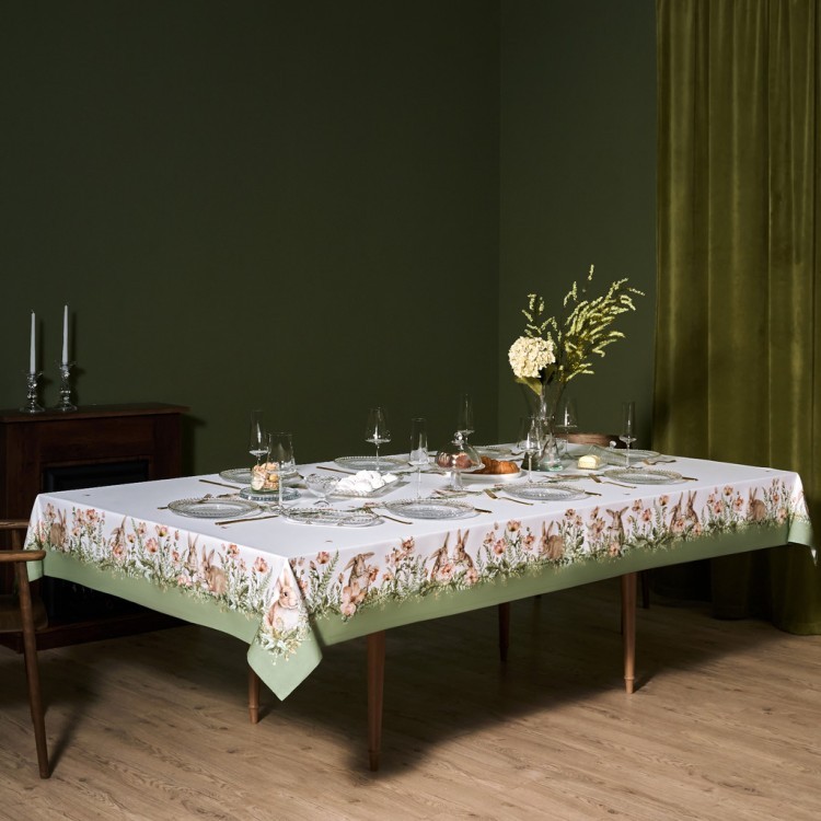 Скатерть "sense" 175х300см ,зеленый, 100% хлопок,твил Lefard (850-753-25)