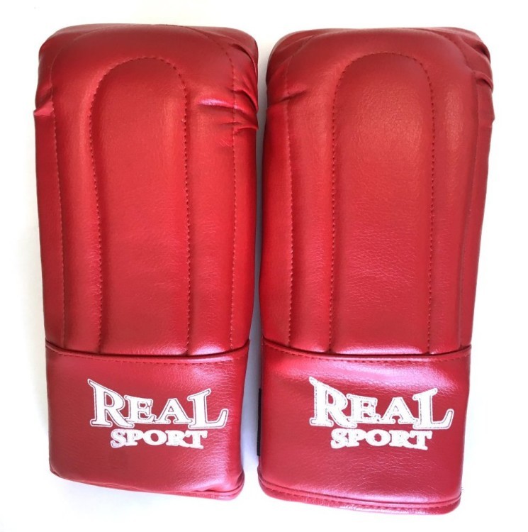 Перчатки тренировочные Realsport красный (59732)
