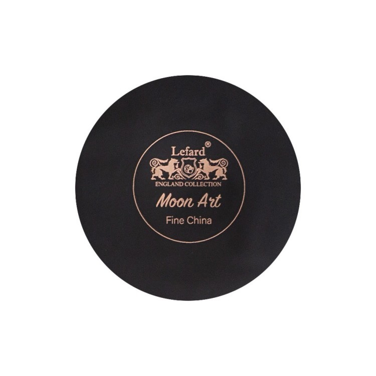 Набор тарелок закусочных lefard "moon art" 2шт. 20,5см черный Lefard (42-398)