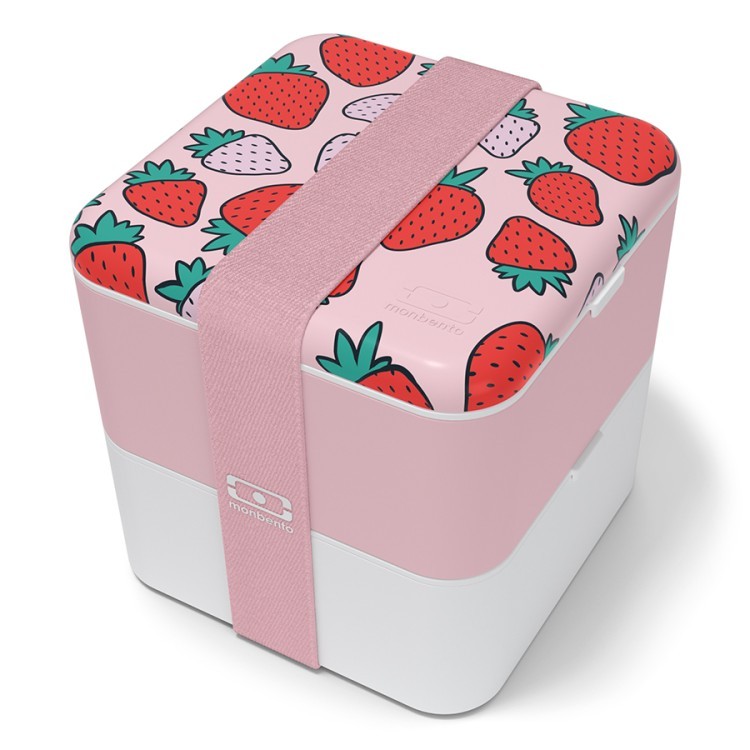 Ланч-бокс mb square strawberry (70607)