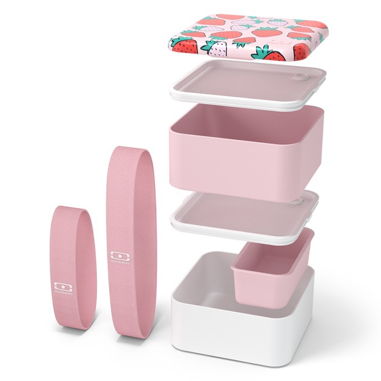 Ланч-бокс mb square strawberry (70607)