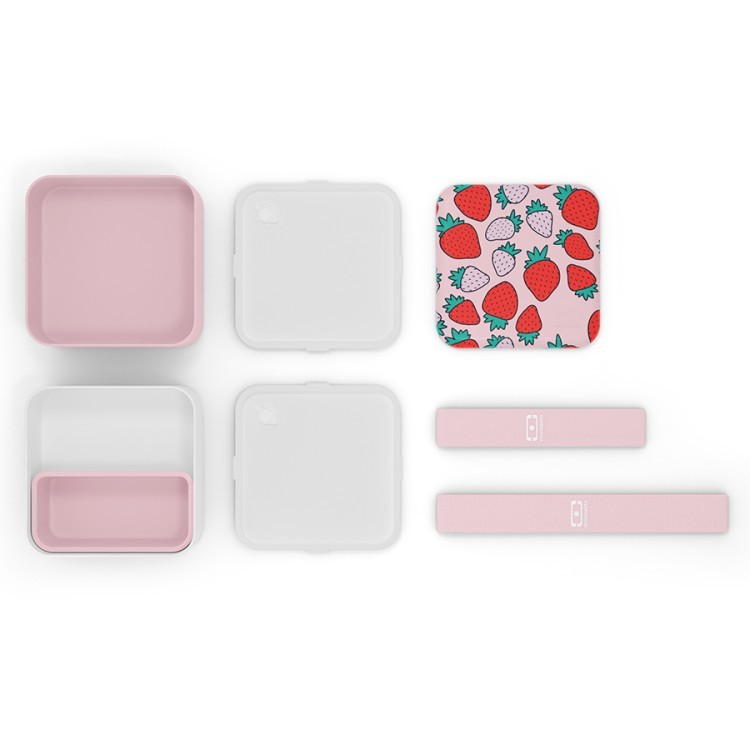 Ланч-бокс mb square strawberry (70607)