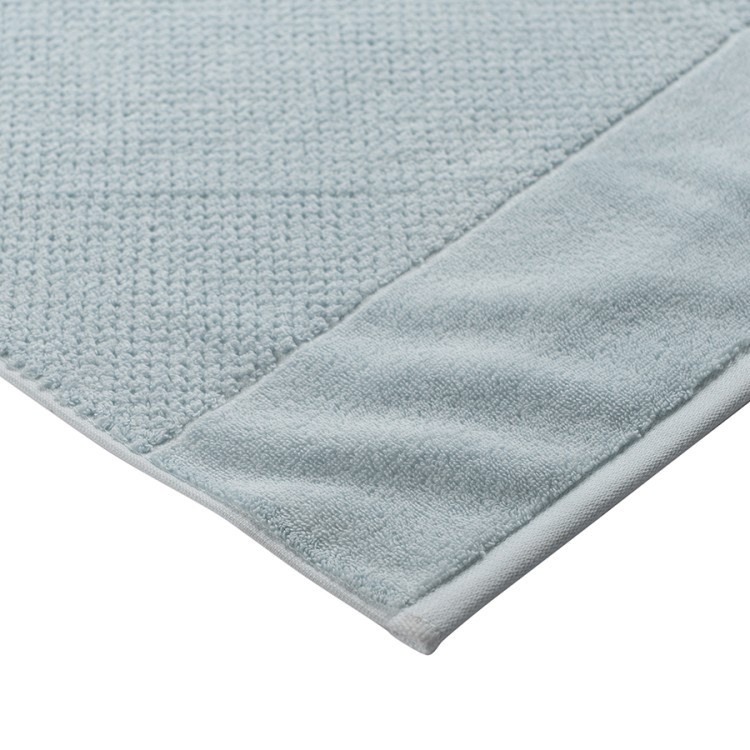 Полотенце банное фактурное голубого цвета из коллекции essential, 90х150 см (69138)