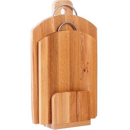 Комлект из 2-х досок полубочка бук с мет/руч(5) (30-21)