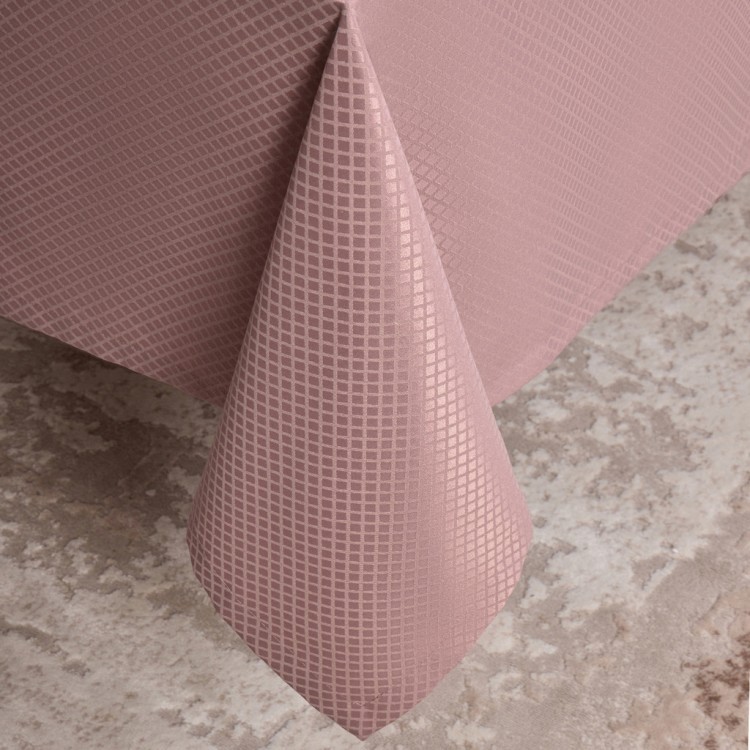 Скатерть 145х180см серый теплый евроуголок 100% полиэстер SANTALINO (805-028-2)