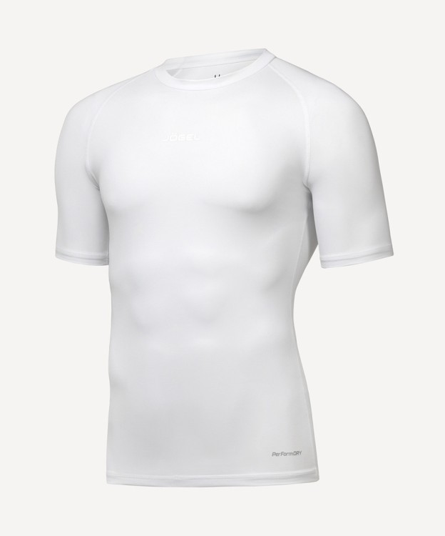 Футболка компрессионная с коротким рукавом JOGEL CAMP PerFormDRY Baselayer SS Tee, белый (2125151)