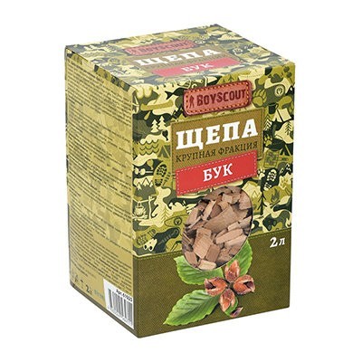 Щепа крупная для копчения Boyscout Бук 2 л 61925 (62784)