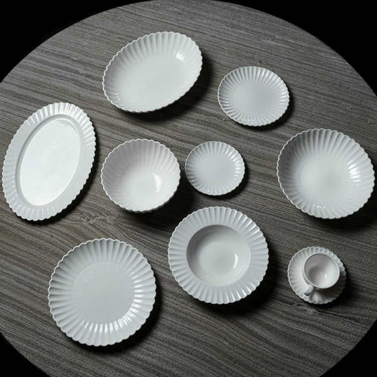 Тарелка BA3270-2, фарфор, white, ROOMERS TABLEWARE