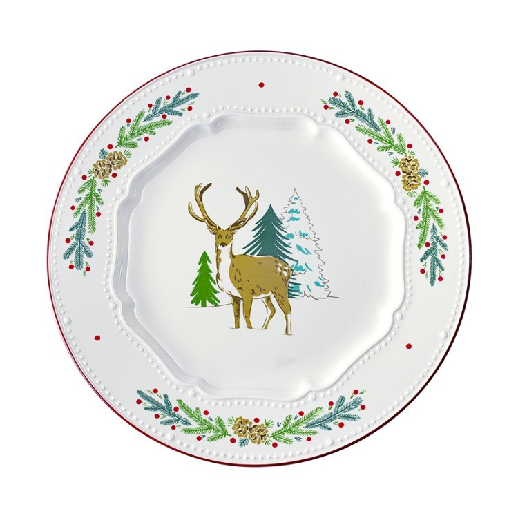 Набор из четырех тарелок nordic winter из коллекции new year essential, D23 см (79247)