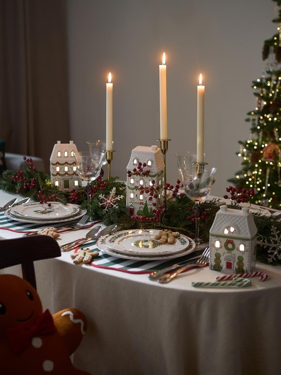 Набор из четырех тарелок nordic winter из коллекции new year essential, D23 см (79247)
