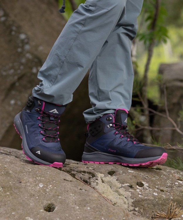 БЕЗ УПАКОВКИ Ботинки Berger Fiord Waterproof, фиолетовый/черный, женский, р. 38 (2118386)