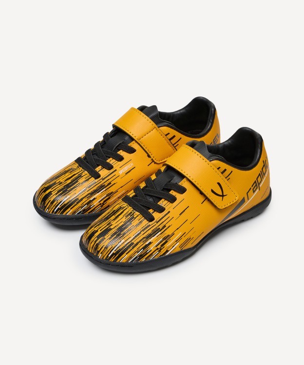 БЕЗ УПАКОВКИ Бутсы многошиповые JOGEL Rapido TF Yellow/black, детский (2117742)