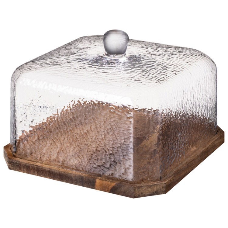 Блюдо сервировочное "aqua" с крышкой диаметр 24,5 см высота 17 см Lefard (750-017)