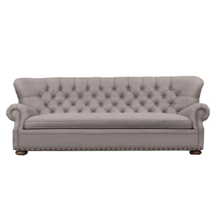 Диван Черчиль NSSF-5178-60/SJ101S-003, каркас дуб, обивка лен, beige, RESTORATION HARDWARE Диван Черчиль NSSF-5178-60/SJ101S-003, каркас дуб, обивка лен, beige, RESTORATION HARDWARE