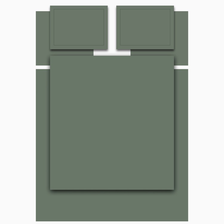 Кпб,king size,"solid" зеленый,сатин, хлопок 100%,п.240х260-1шт,пр.260х260-1шт,н.50х70-2шт/70х70-2шт Lefard (989-004-16)