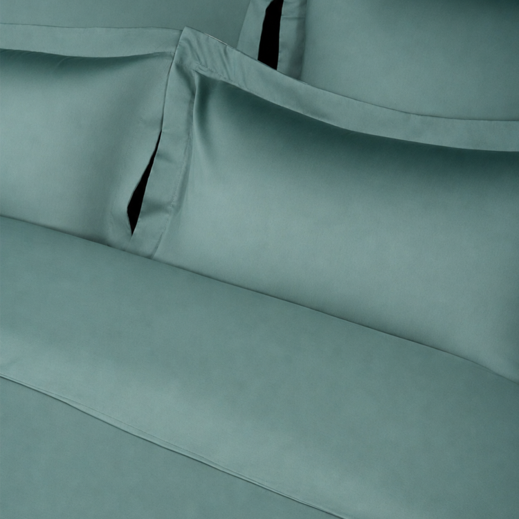 Кпб,king size,"solid" зеленый,сатин, хлопок 100%,п.240х260-1шт,пр.260х260-1шт,н.50х70-2шт/70х70-2шт Lefard (989-004-16)