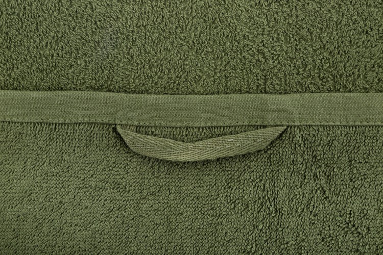 Комплект полотенец из 2х шт  "охота" 40х70см,40х40см 100% хлопок,твил+махра зелёное SANTALINO (850-705-62)