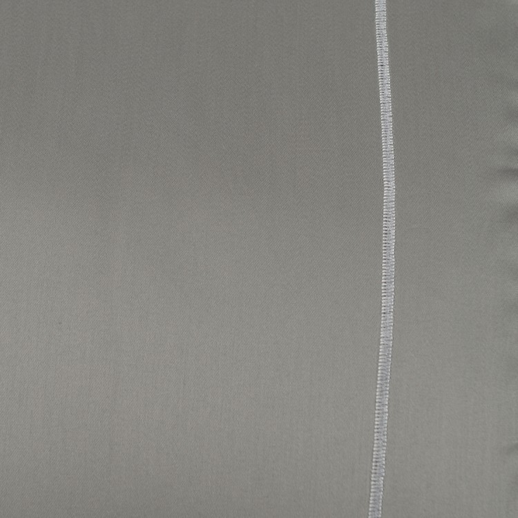 Комплект постельного белья из египетского хлопка essential, серый, евро размер (67331)