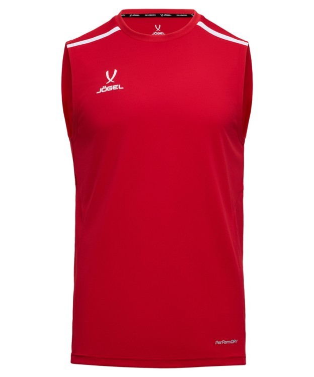 Майка тренировочная JÖGEL DIVISION PerFormDRY Training Sleeveless, красный (2117509)