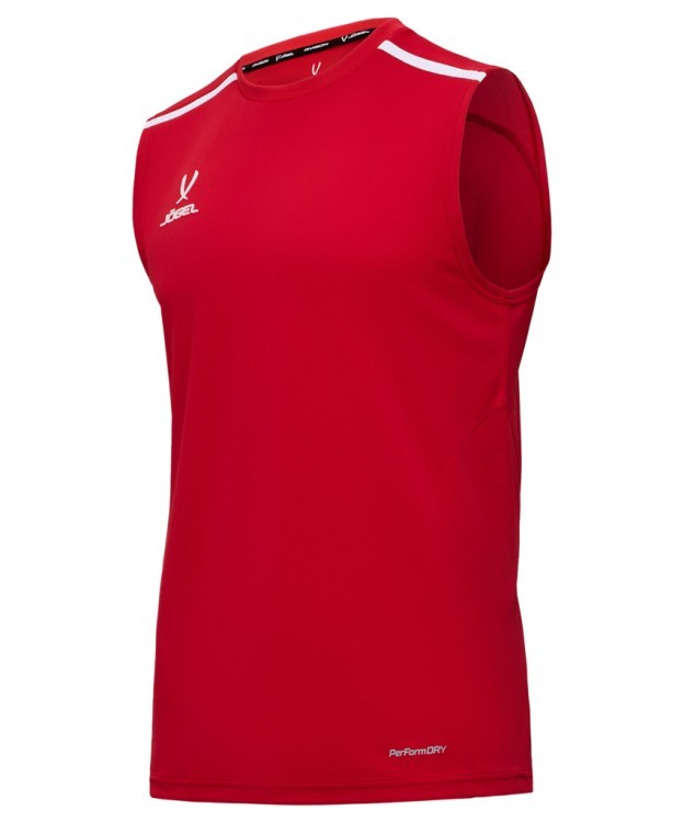 Майка тренировочная JÖGEL DIVISION PerFormDRY Training Sleeveless, красный (2117509)