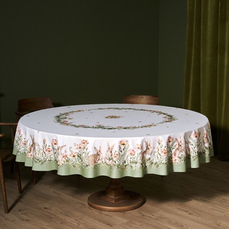 Скатерть круглая "sense" 220см, 100%хлопок, твил, пропитка Lefard (850-753-24)