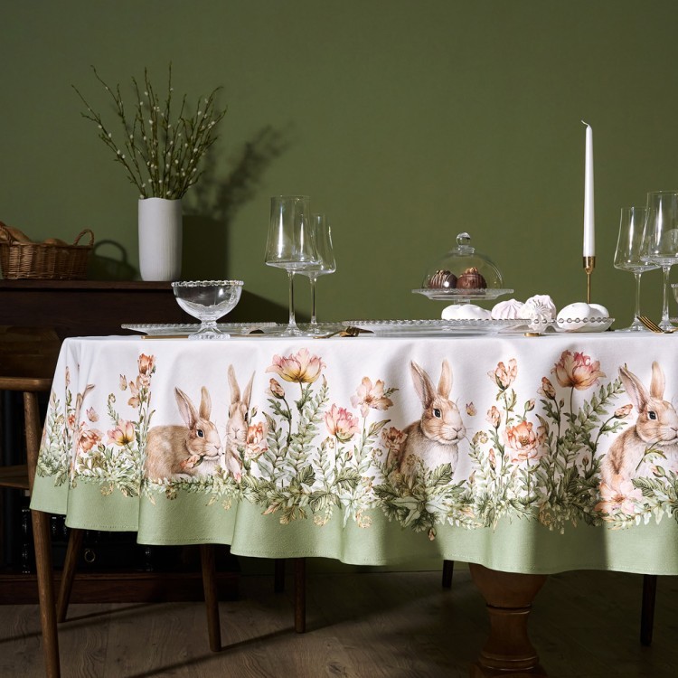 Скатерть круглая "sense" 220см, 100%хлопок, твил, пропитка Lefard (850-753-24)