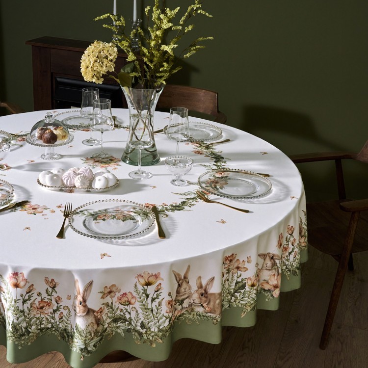 Скатерть круглая "sense" 220см, 100%хлопок, твил, пропитка Lefard (850-753-24)