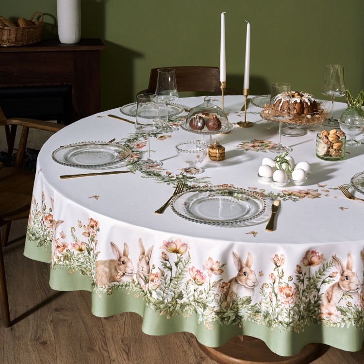 Скатерть круглая "sense" 220см, 100%хлопок, твил, пропитка Lefard (850-753-24)