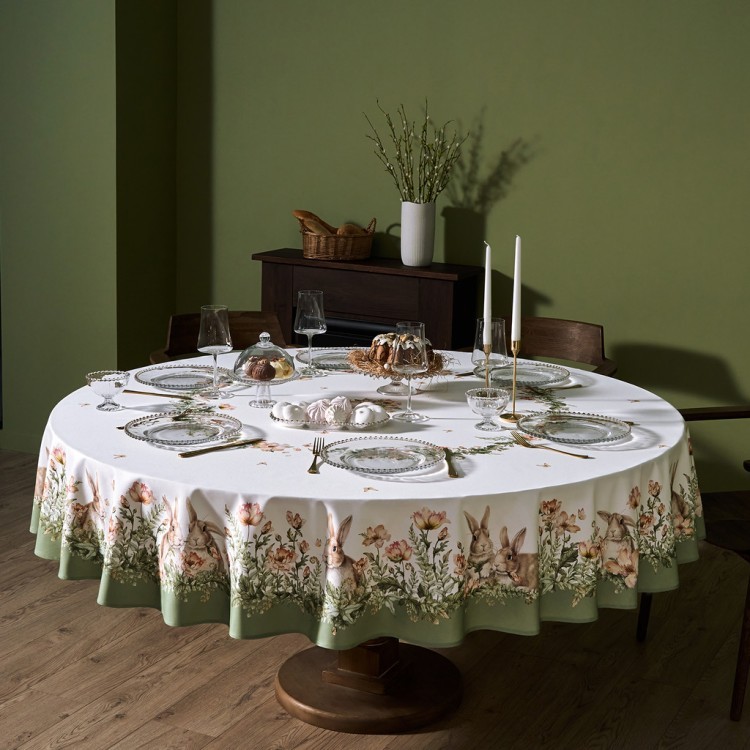 Скатерть круглая "sense" 220см, 100%хлопок, твил, пропитка Lefard (850-753-24)