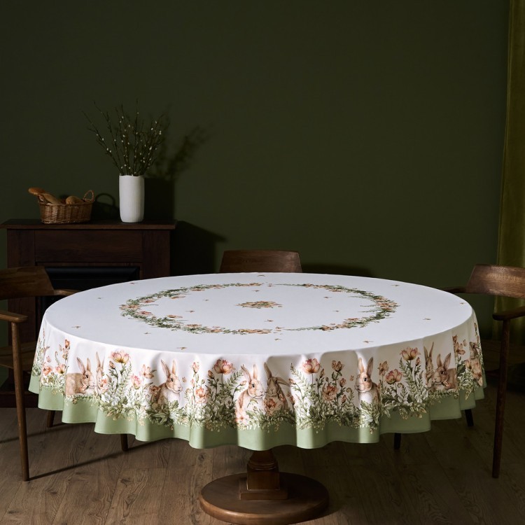 Скатерть круглая "sense" 220см, 100%хлопок, твил, пропитка Lefard (850-753-24)