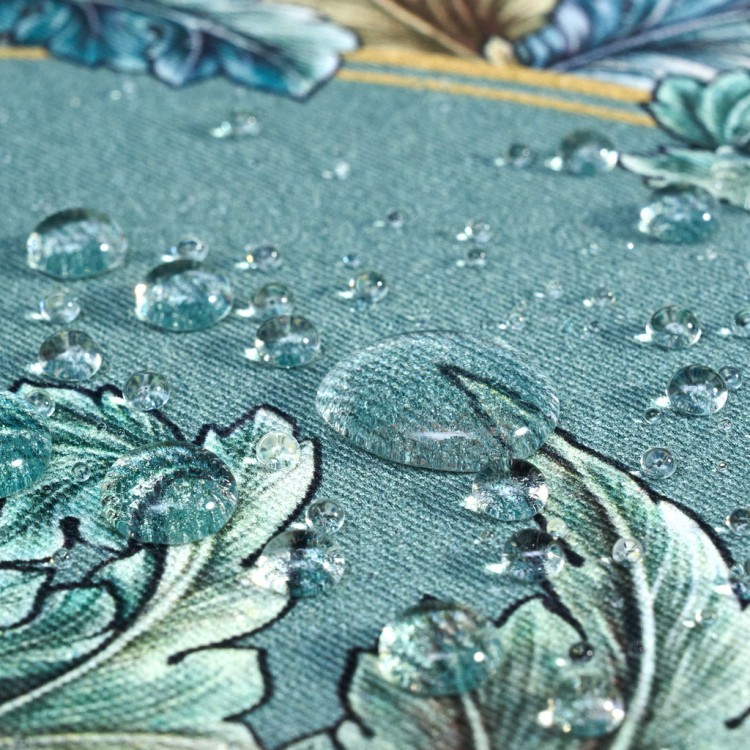 Скатерть "листья морриса" gold stripe 110х140см , 100% хлопок, твил, пропитка Lefard (850-752-20)