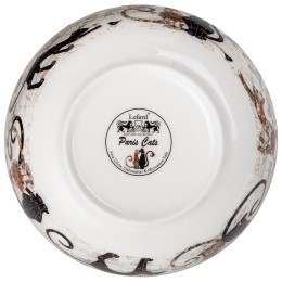 Салатник - тарелка суповая lefard "парижские коты" 800 мл 15,5*6,5 см Lefard (104-832-1)