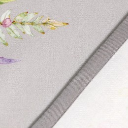 Дорожка на стол "ирисы", 45х215см, серый, 100% хлопок,твил Lefard (850-755-31)