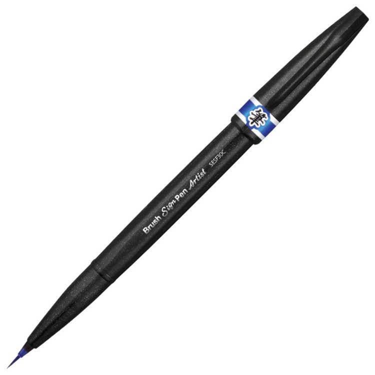 Ручка-кисть Pentel Brush Sign Pen Artist синяя SESF30C-C (69544)
