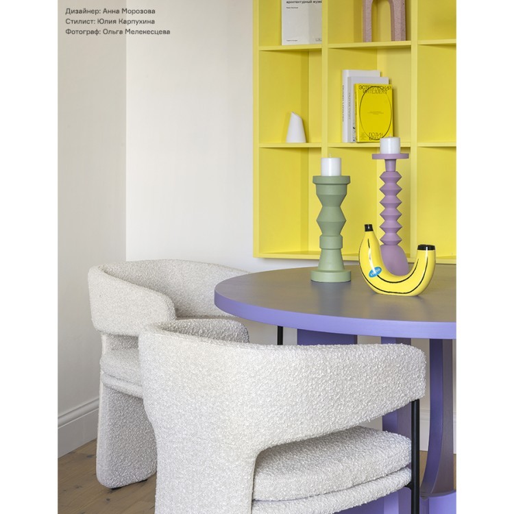 Подсвечник vivlend, 30 см, нежно-зеленый (76302)