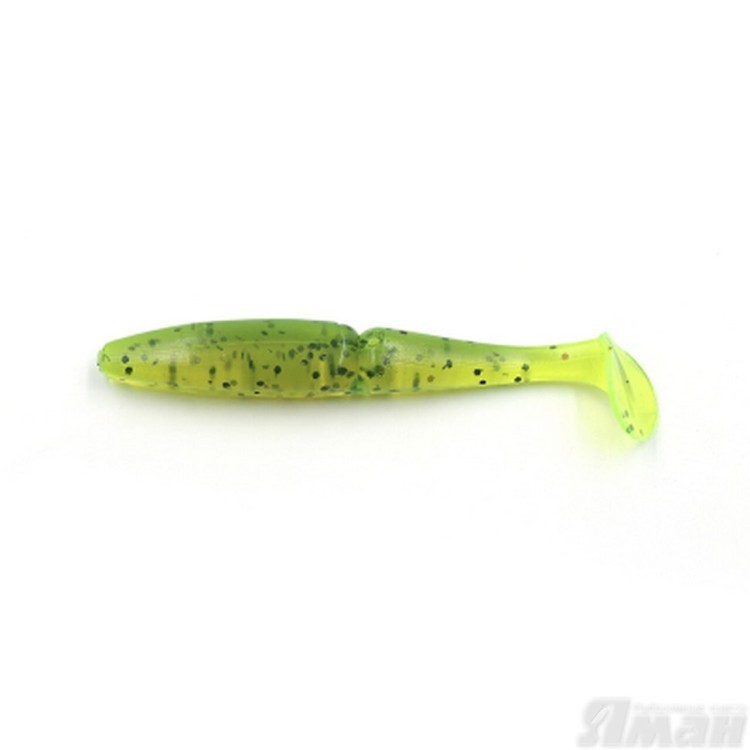 Виброхвост Yaman Mamura, 5", цвет 10 - Green pepper, 4 шт Y-M5-10 (70355)